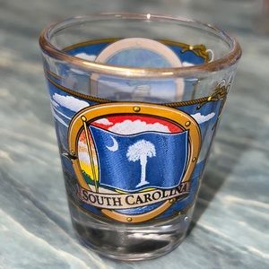 South Carolina shot glass